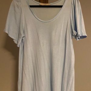 Ann Taylor Loft light blue blouse, size XS